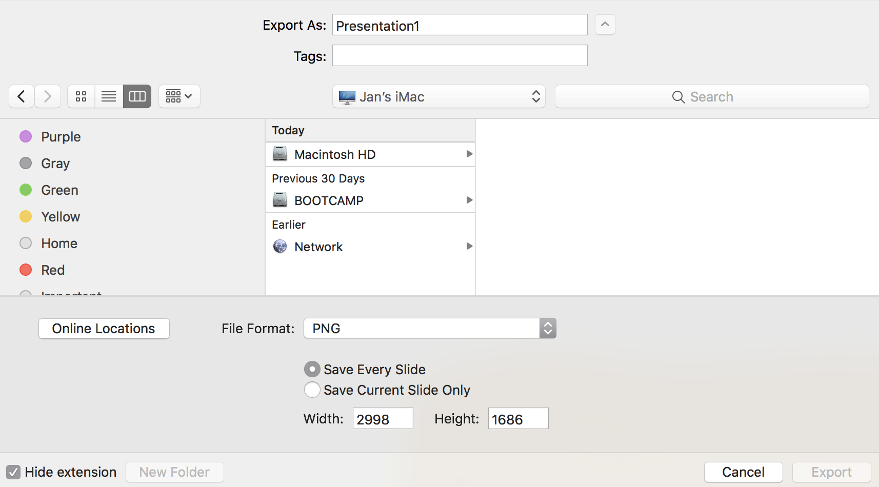save powerpoint file on mac for windows